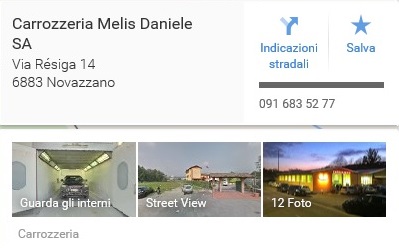 streetview carrozzeria melis daniele SA